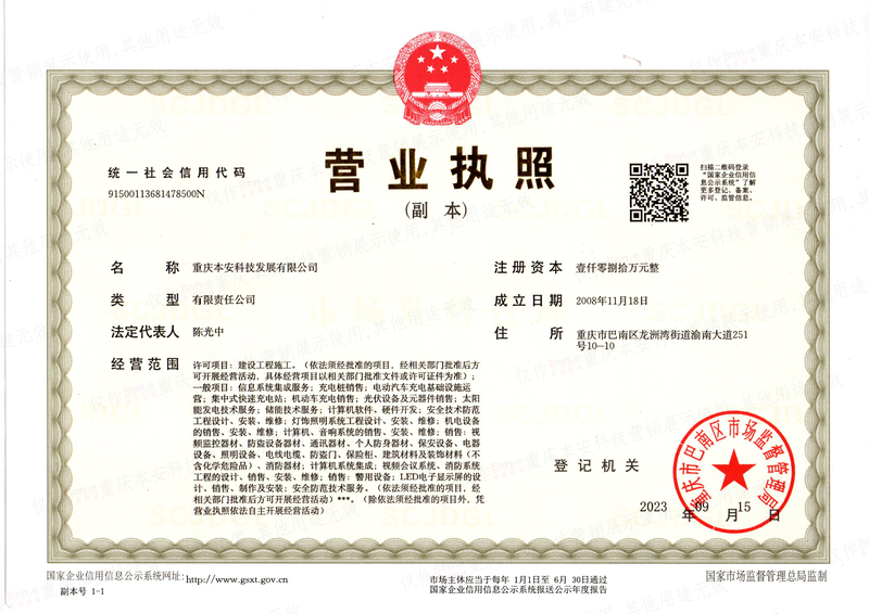 营业执照副本 最新版